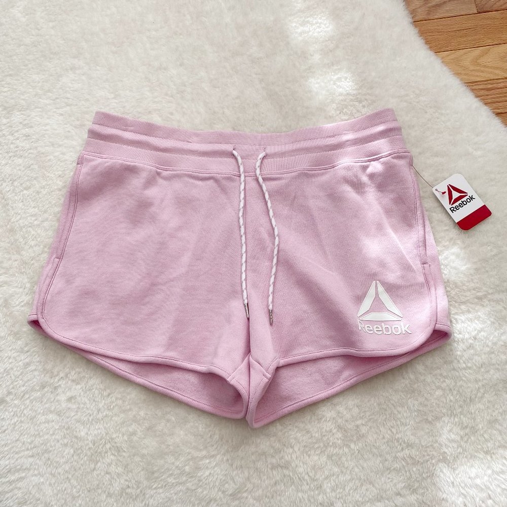 Reebok Women's Relaxed Fit Running Short, Pink, XL